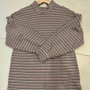 Eve Gravel Multicolor Striped Knit Top